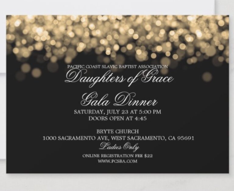 Gala Dinner for Women