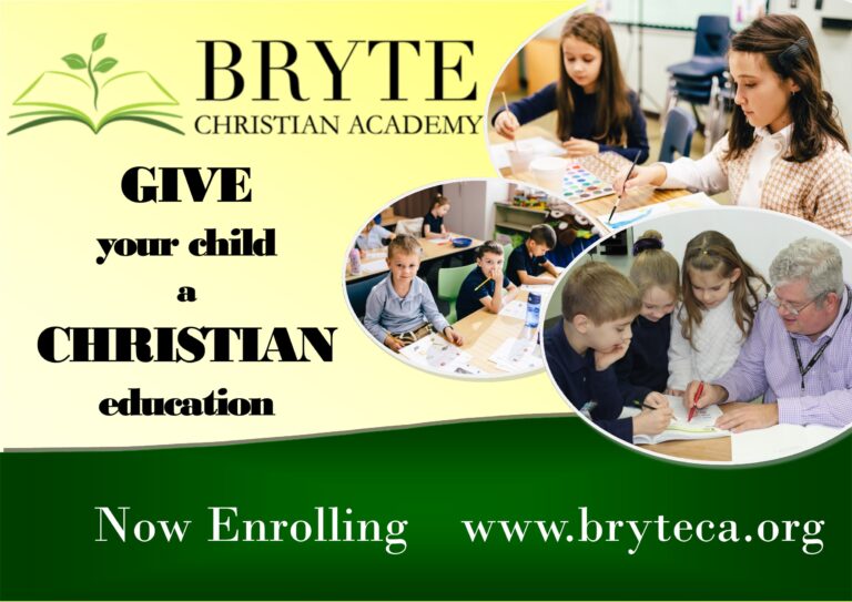 Student Enrollment to  Bryte Christian Academy
