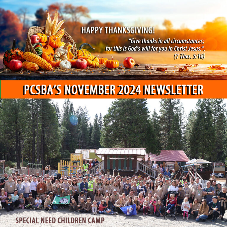 PCSBA’s November Newsletter 2024