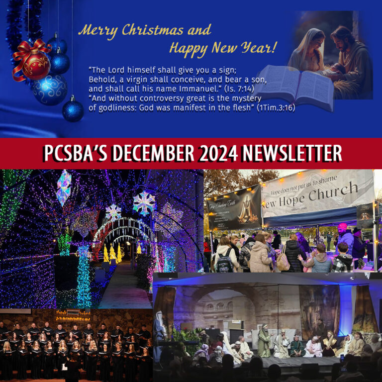 PCSBA’s December 2024 Newsletter
