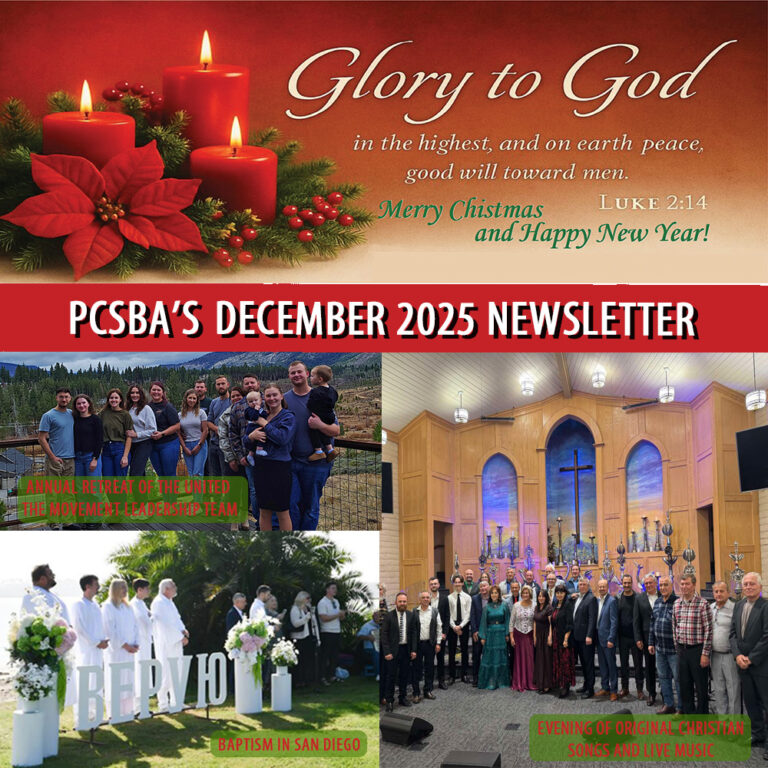 PCSBA’s December Newsletter 2025