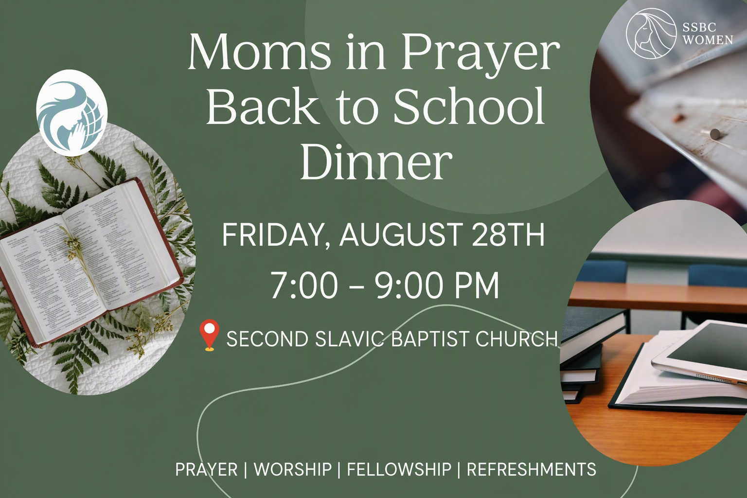 Moms in Prayer Ministry – Prayer Dinner